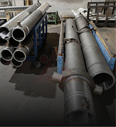 Hydraulic cylinder production workshop