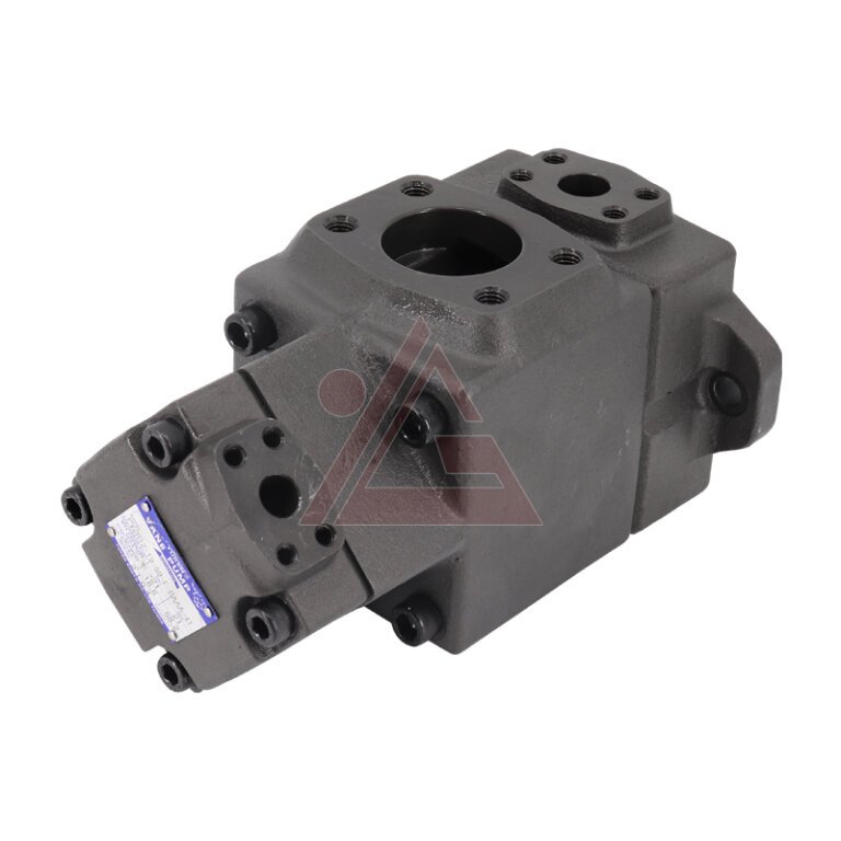 PV2R Series Dual Circuit Operation YUKEN PV2R13-6-76-L-R-A-A-A-43 Double Vane Pump in CNC Machines-2