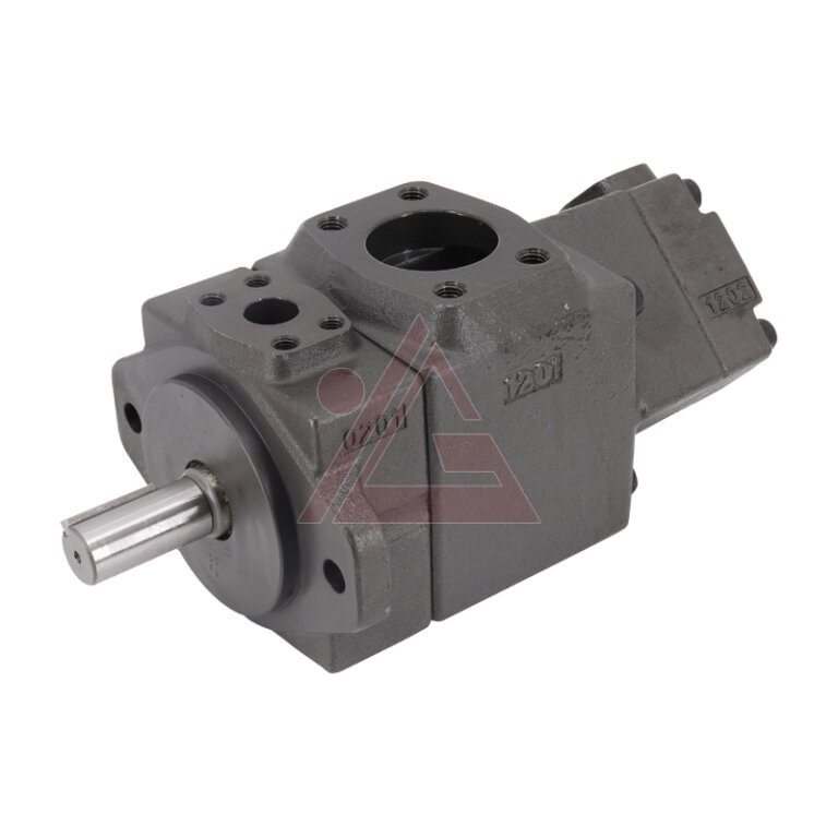 PV2R Series Dual Circuit Operation YUKEN PV2R13-6-76-L-R-A-A-A-43 Double Vane Pump in CNC Machines-3