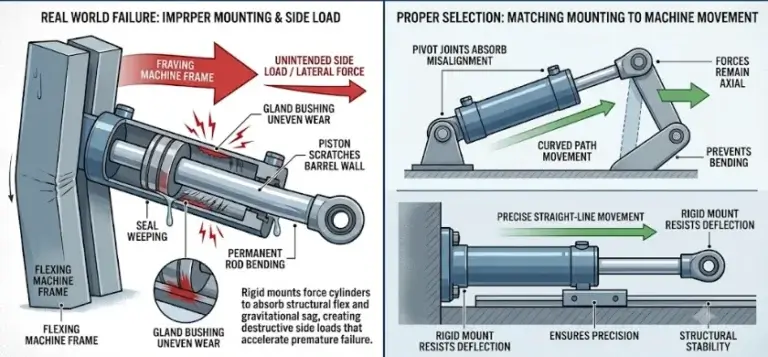Hydraulic Cylinder Mounting