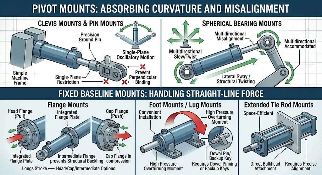 Classifying Hydraulic Cylinder Mounts