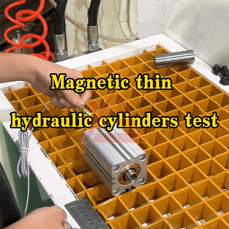 magnetic thin hydraulic cylinder