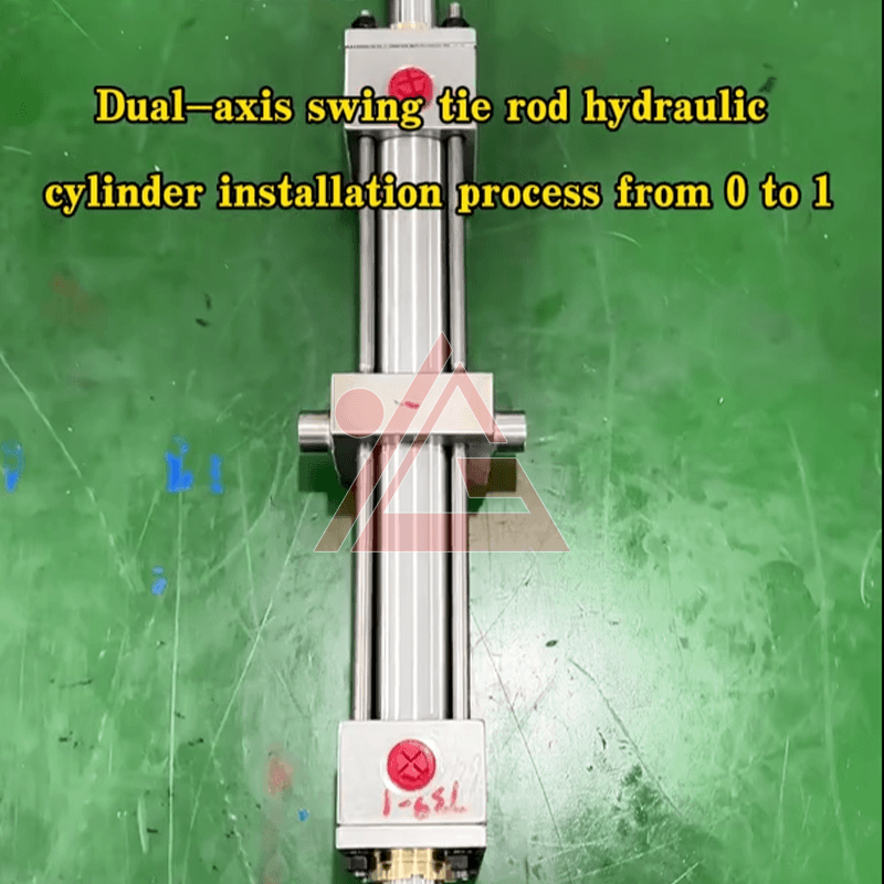 Dual Axis Swing Tie Rod Hydraulic Cylinder Installation Process