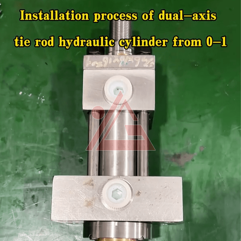 Installation Process of Dual Axis Tie Rod Hydraulic Cylinder