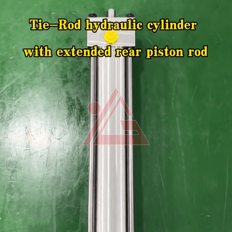 Tie Rod Hydraulic Cylinder with Extended Rear Piston Rod